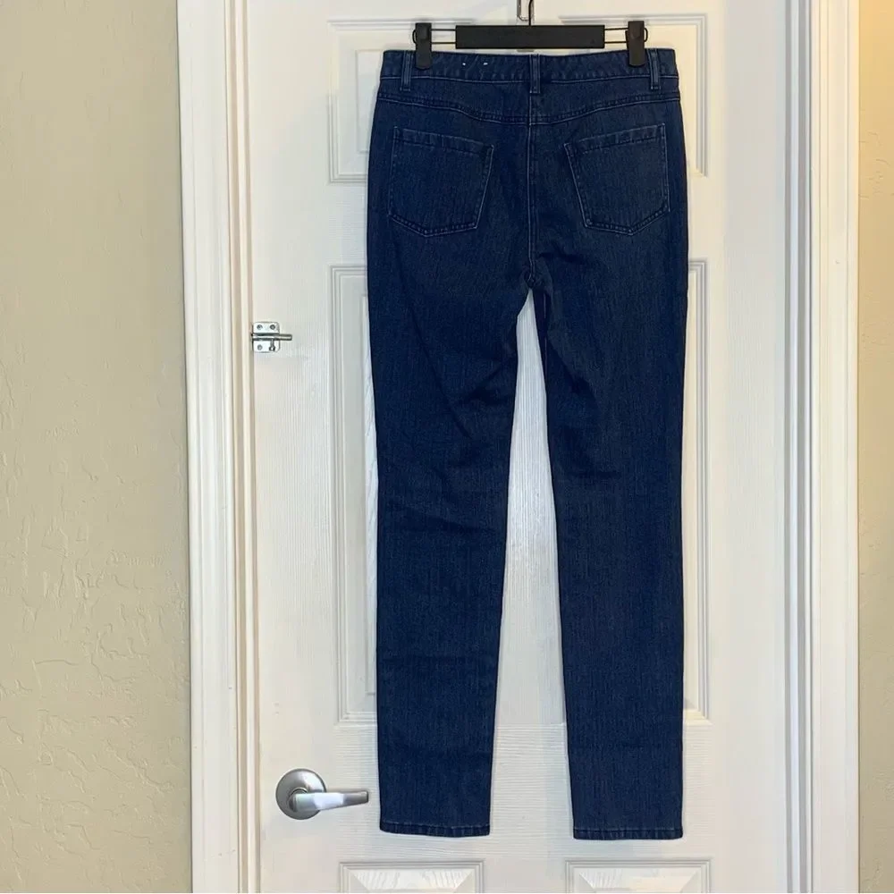 J. McLaughlin dark wash straight leg jeans sz 4